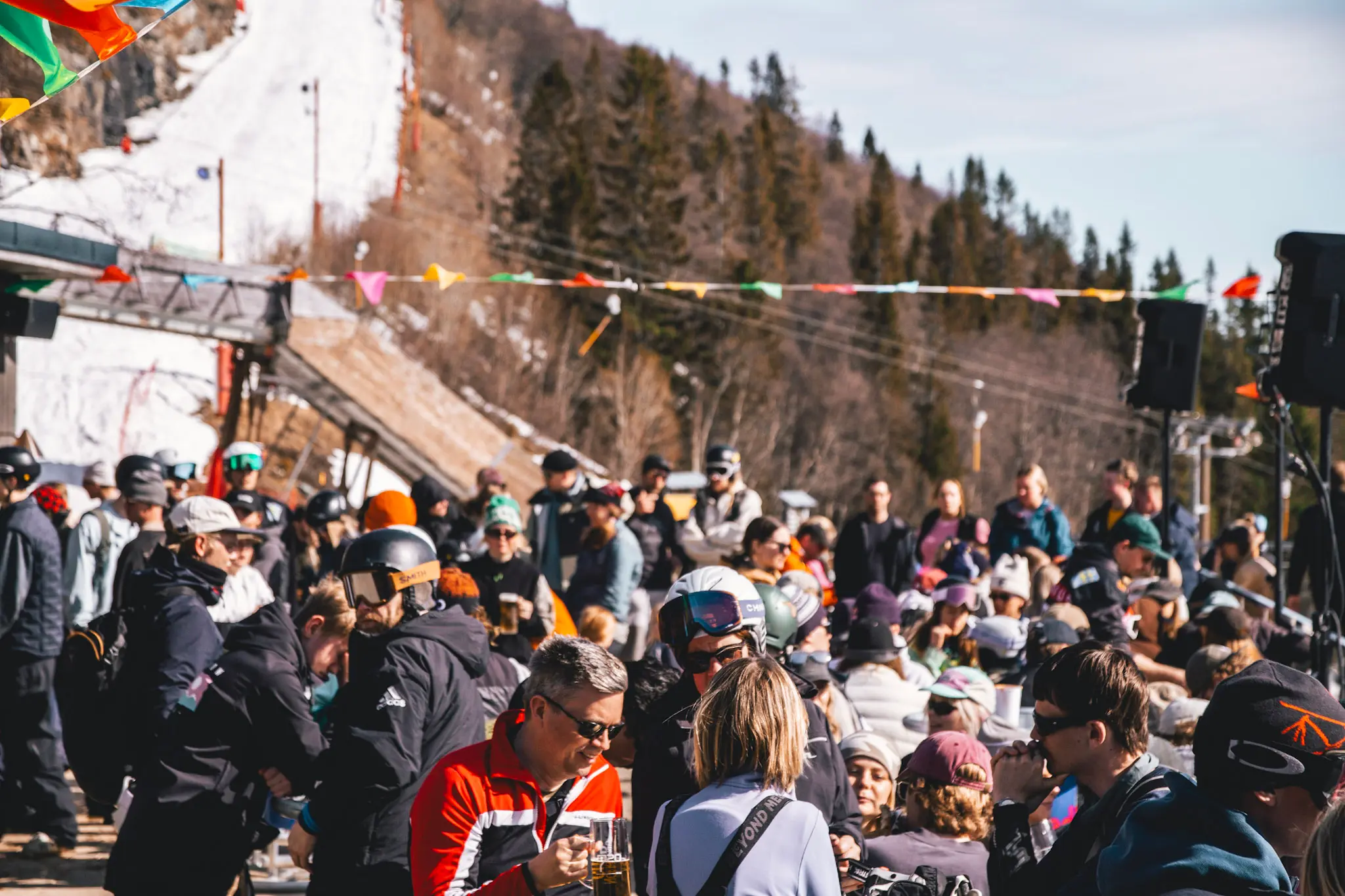 Afterski i skidbacken